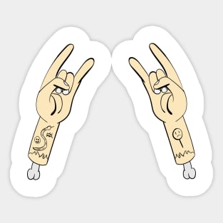 Rock On Sticker